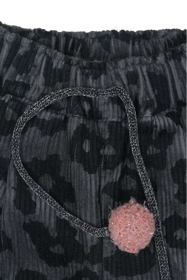 Leopard-Print Fleece-Lined Joggers for Kids