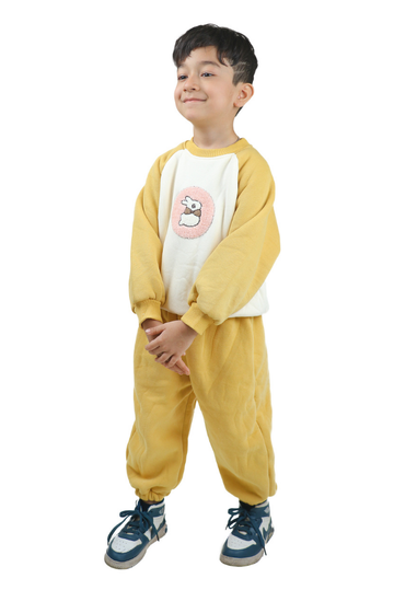 Unisex Cozy Bunny Themed Sweatshirt and Pants Set