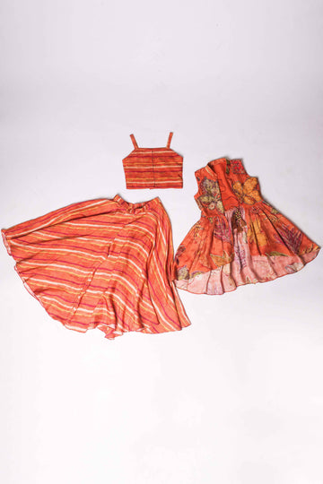 Sunset Glow 3-piece Lehenga Set