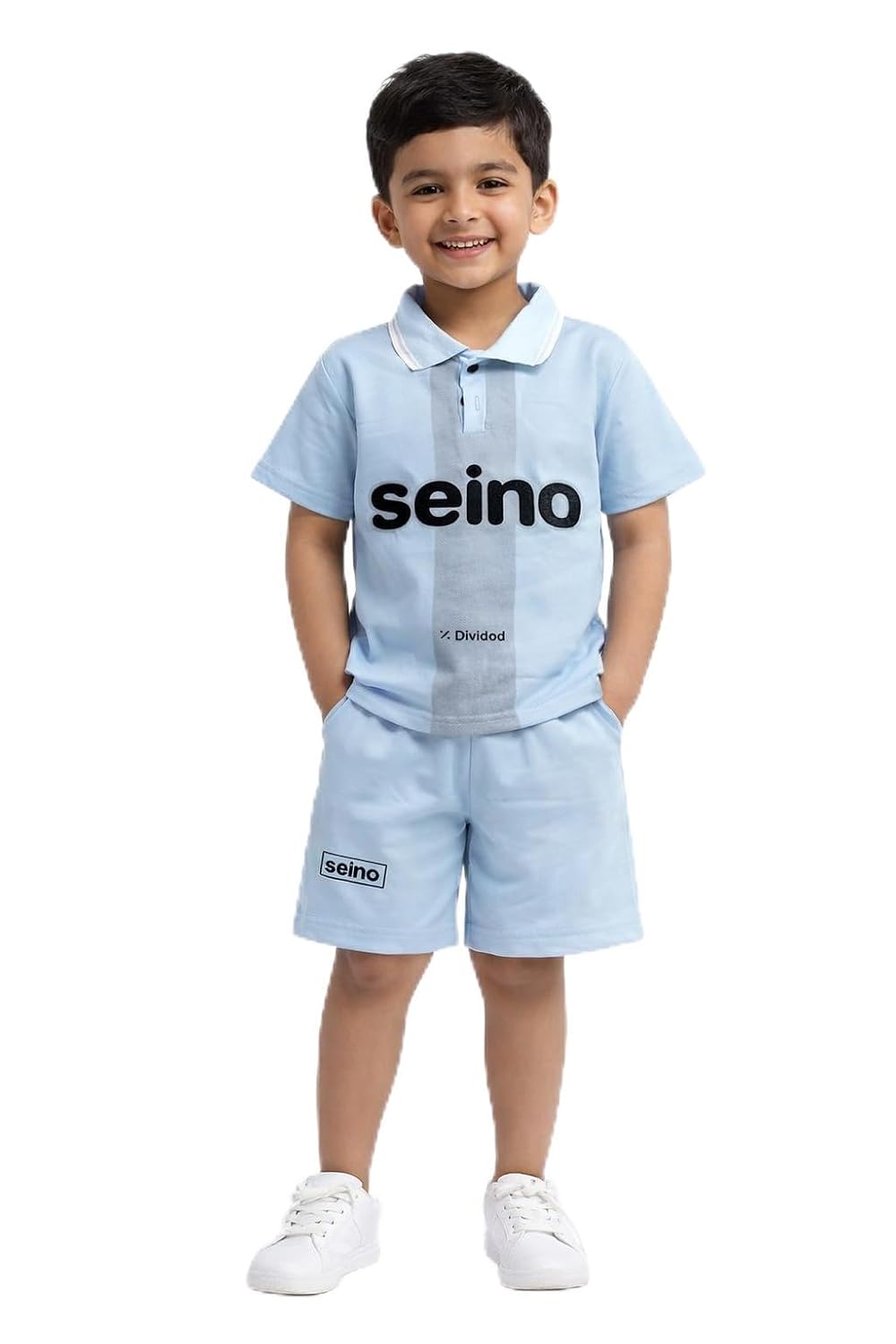 Boys Polo T-Shirt and Shorts Set | Kids Cotton Summer Co-Ord Outfit | Casual Sports Style 2 Piece Clothing Set for Boys